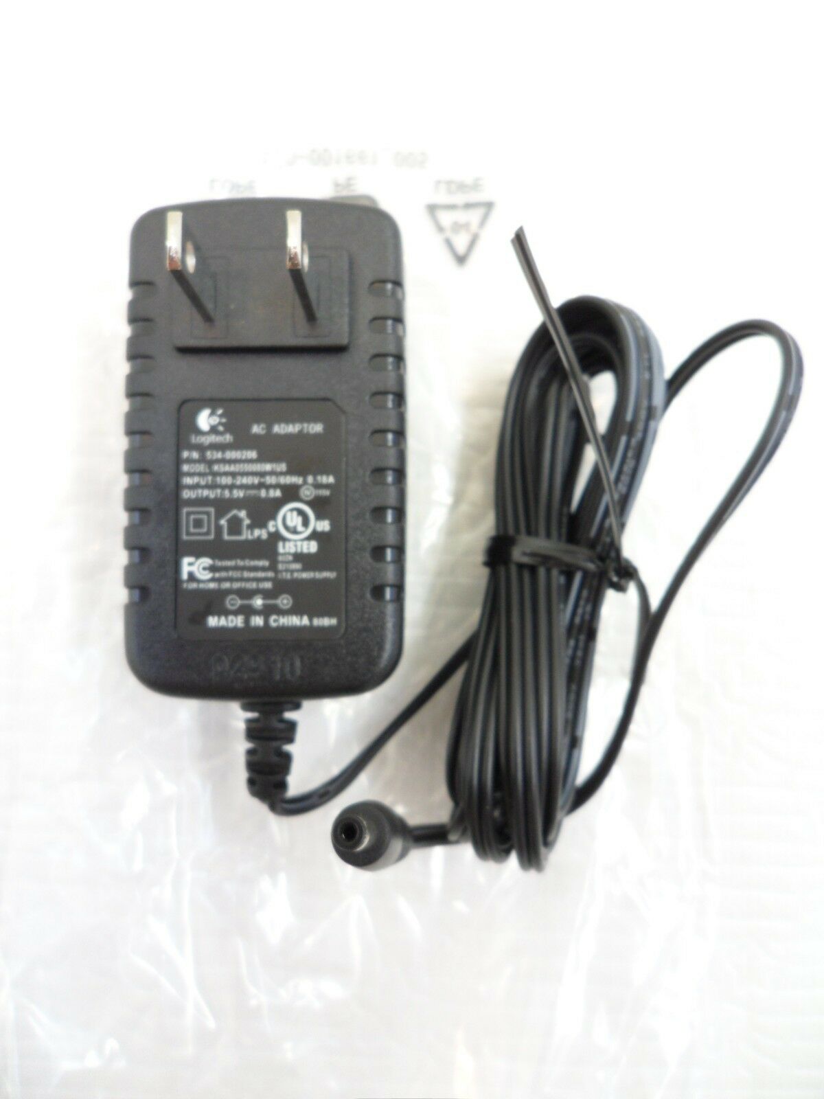 New Logitech Power Supply KWT05A99JN0136 534-000152 5.5V 800mA Charger AC Adapter for logitech harmo